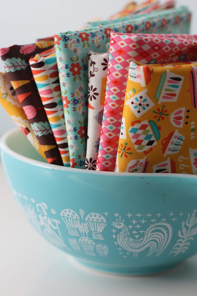 Vintage Kitchen fabric from Riley Blake - Diary of a Quilter - a quilt blog