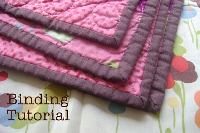 Tutorial on binding a quilt featured by top US quilting blog, Diary of a Quilter