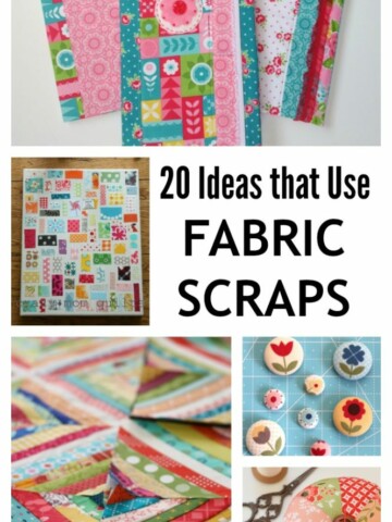 20 Ideas to use leftover fabric scraps