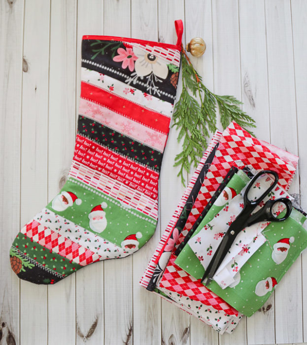 Easy DIY Quilted Christmas Stocking Pattern