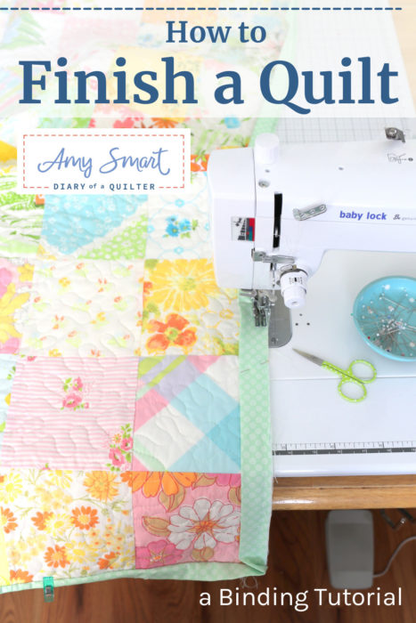 How to Finish a Quilt - A binding Tutorial