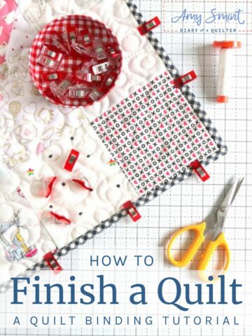 A Quilt Binding Tutorial- How to Finish a Quilt