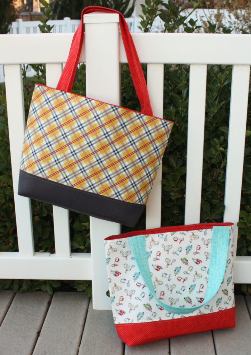Fleetwood Tote Pattern Quilted Zippered Tote Bag PDF  Etsy