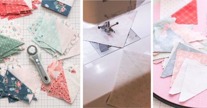 Tips and Shortcuts for quick HST Quilt Blocks