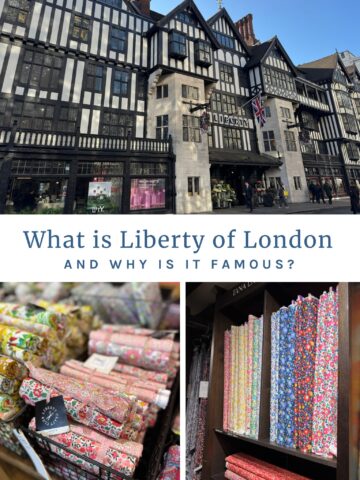 Introduction to the history of the Liberty of London store and their timeless fabric