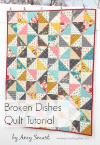 Broken Dishes simple baby quilt tutorial