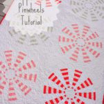 Peppermint Pinwheels quilt text