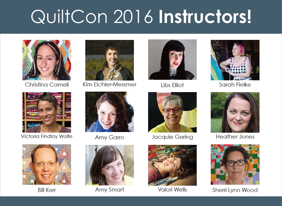 Quilt Con teachers 2016