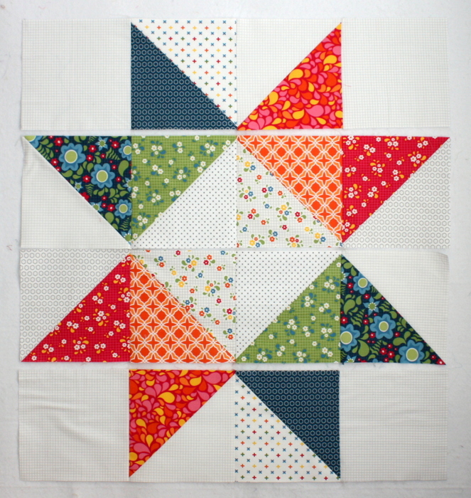 star baby quilt tutorial featured by top US quilting blog, Diary of a Quilter