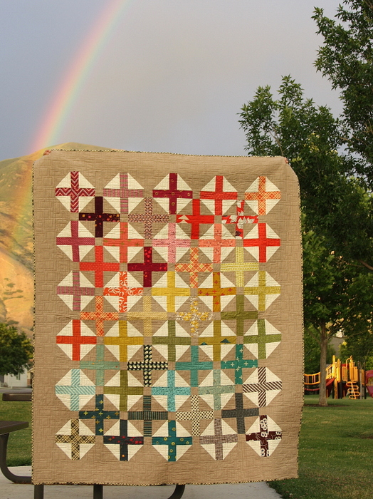 rainbow spectrum quilt
