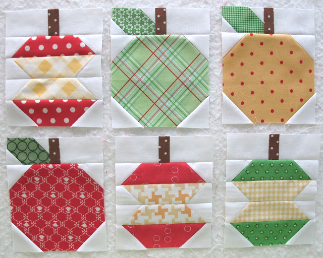 Lori Holt Apple blocks