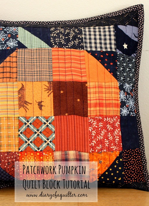 halloween pumpkin patchwork pillow-001