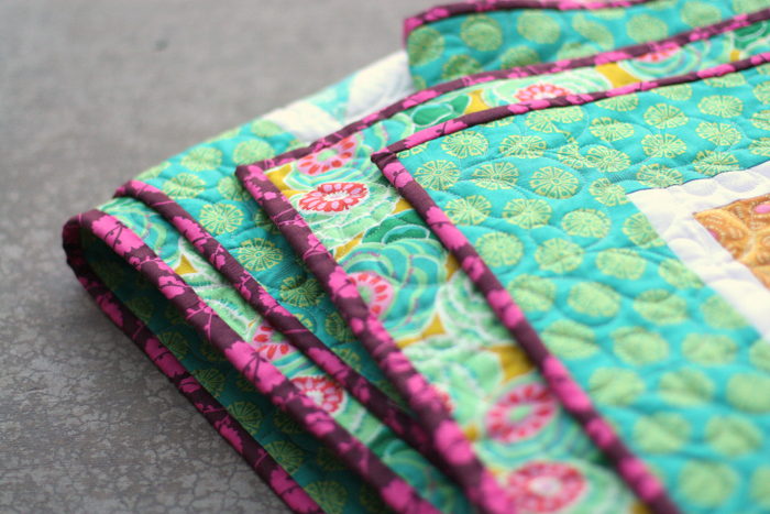 Amy Butler quilt binding