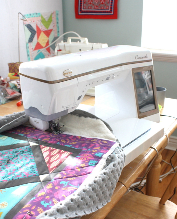 Sewing and quilting supplies featured by top US quilting blog, Diary of a Quilter: image of a Crescendo sewing machine
