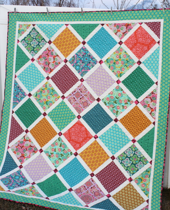 New Lattice Quilt by Amy Smart