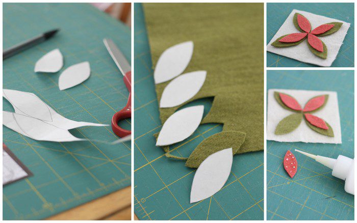 Wool pincushion step by step