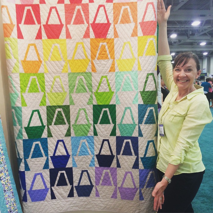 Modern Basket Quilt Block Diary of a Quilter a quilt blog