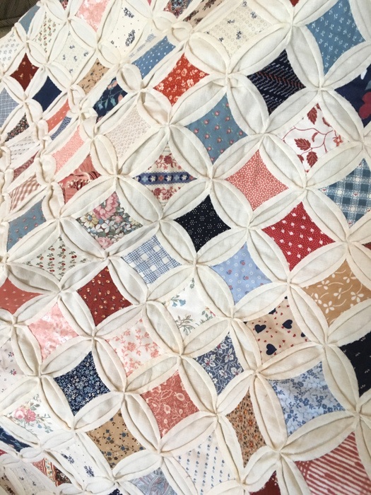 Cathedral Window quilt