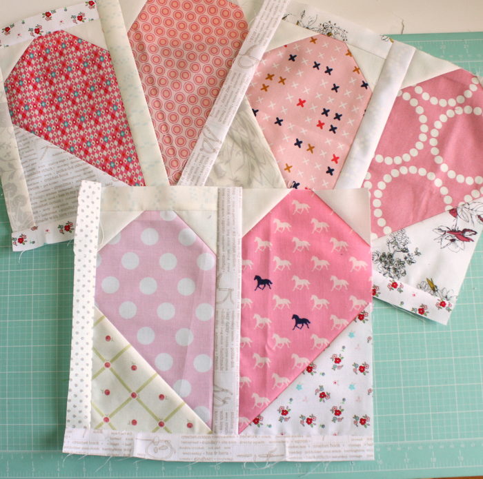 Half-hearted Quilt Blocks