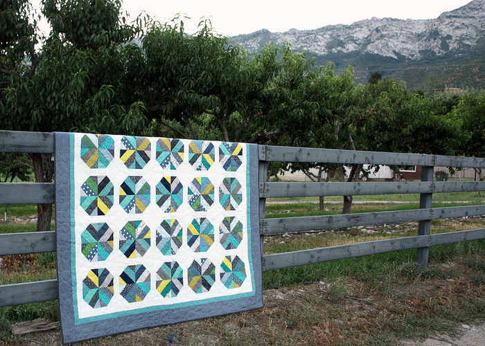 Bushel and a Beck Jelly Roll quilt by Amy Smart