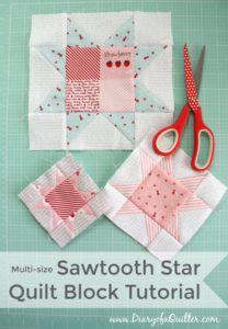 Quilt Block Sawtooth Star Tutorial final