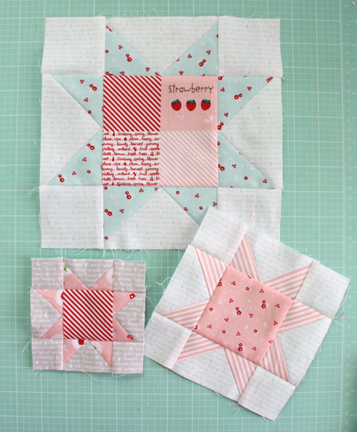 Fast Flying Geese + Sawtooth Star Quilt Block Tutorial featured by top US quilting blog, Diary of a Quilter: Sawtooth Star sizes