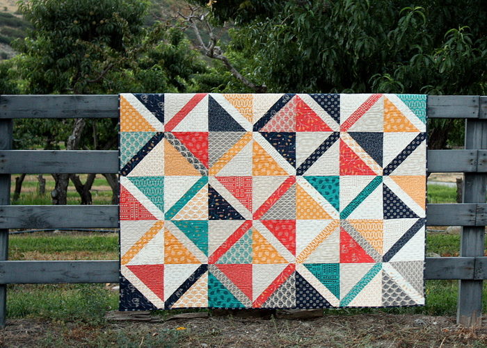 Valley Large Crosshatch pre-cuts quilt