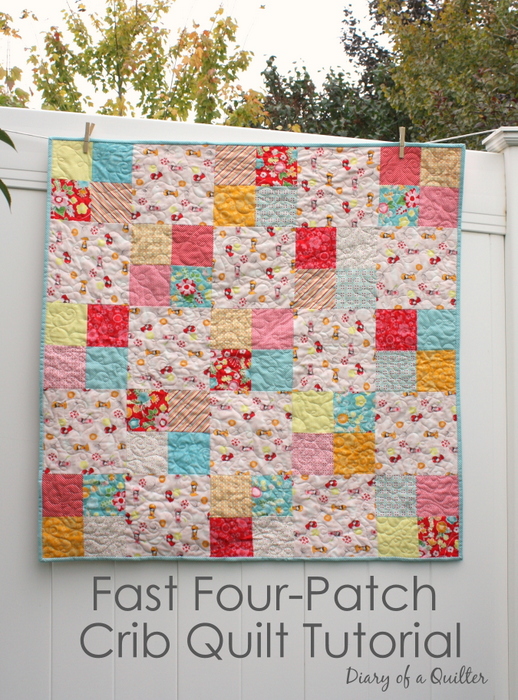 simple-four-patch-baby-quilt-tutorial