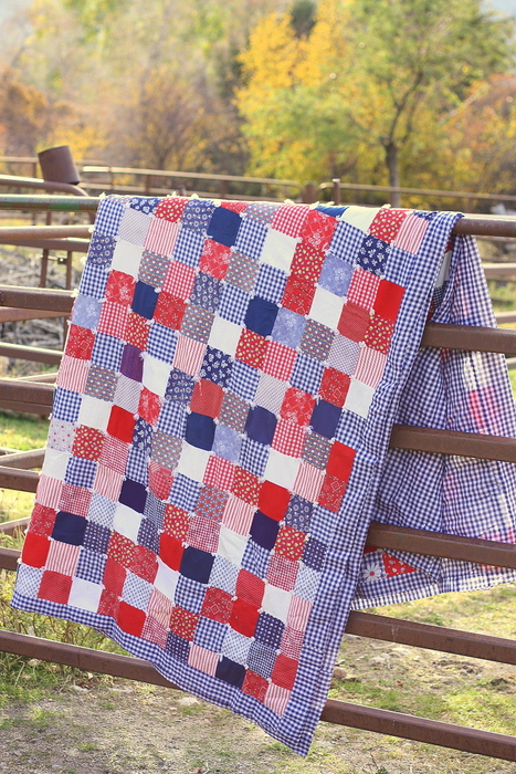 retro-gingham-patchwork-quilt