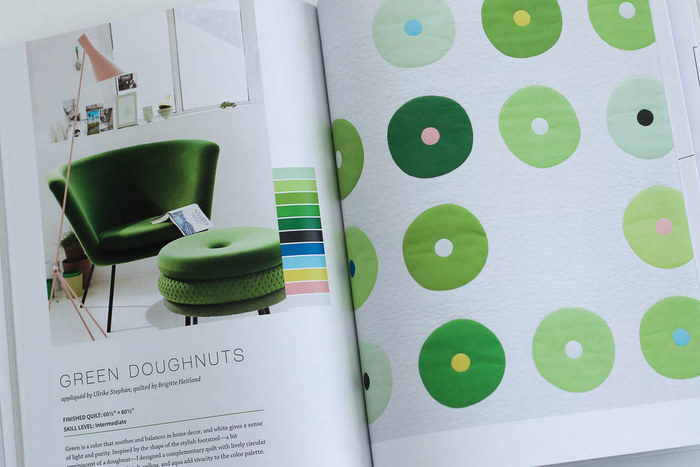 ZenChic Green Doughnuts quilt