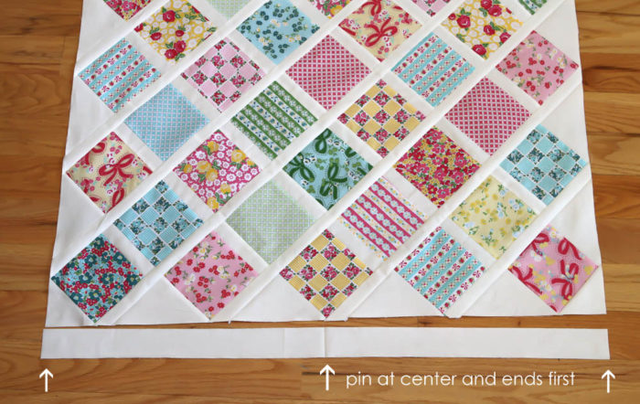 Lattice Baby Quilt Tutorial featured by top US quilt blog, Diary of a Quilter