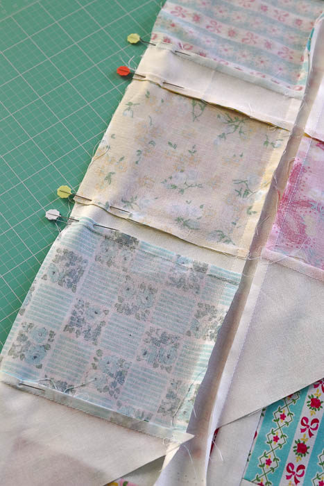 Lattice Baby Quilt Tutorial featured by top US quilt blog, Diary of a Quilter