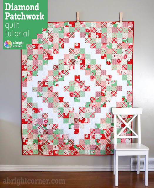 Favorite Christmas Quilts featured by top US quilting blog, Diary of a Quilter