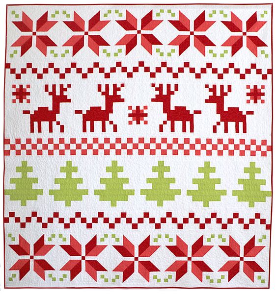 Favorite Christmas Quilts featured by top US quilting blog, Diary of a Quilter