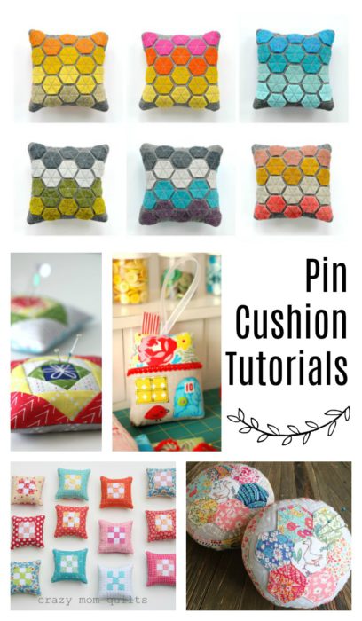 Pincushion tutorials - perfect gift for a quilter or friend who sews
