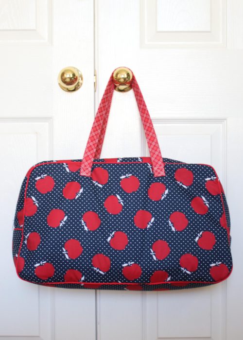 Sunnyside Ave fabric Retro Travel Bag by Melissa of Polkadot Chair