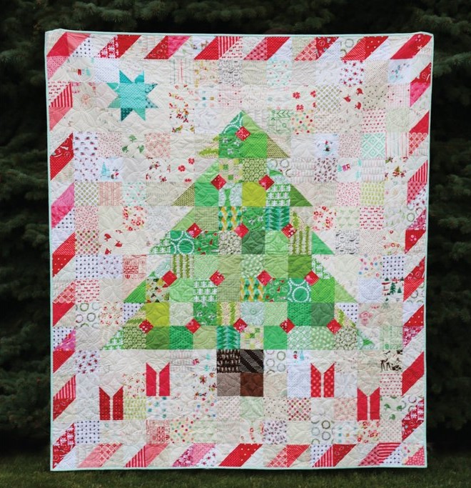 Favorite Christmas Quilts featured by top US quilting blog, Diary of a Quilter