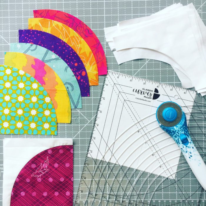 Tips to Cut and Piece curved quilt blocks