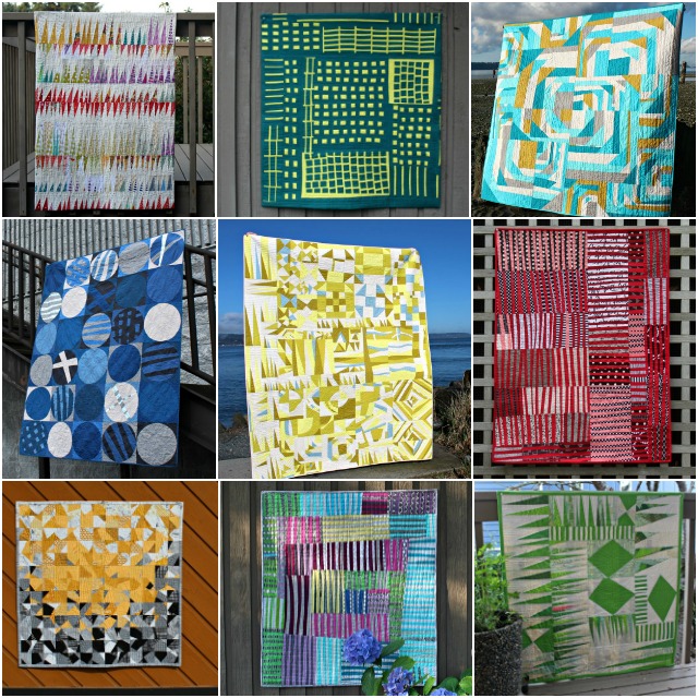 2017 Improv quilts by Debbie Jeske 