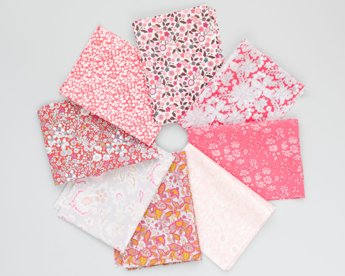 Pink Liberty Tana Lawn fabrics