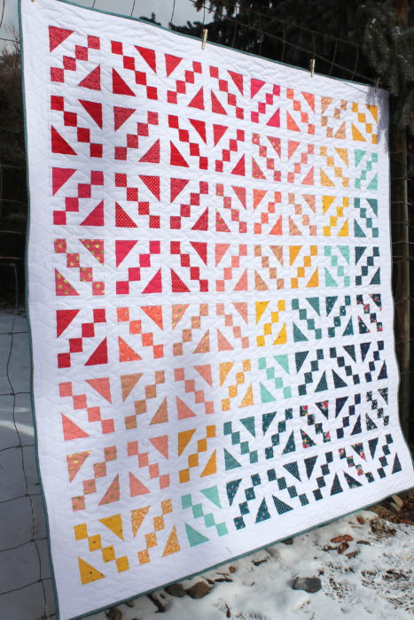Ganache Quilt pattern from the Fat Quarter Shop made by Amy Smart