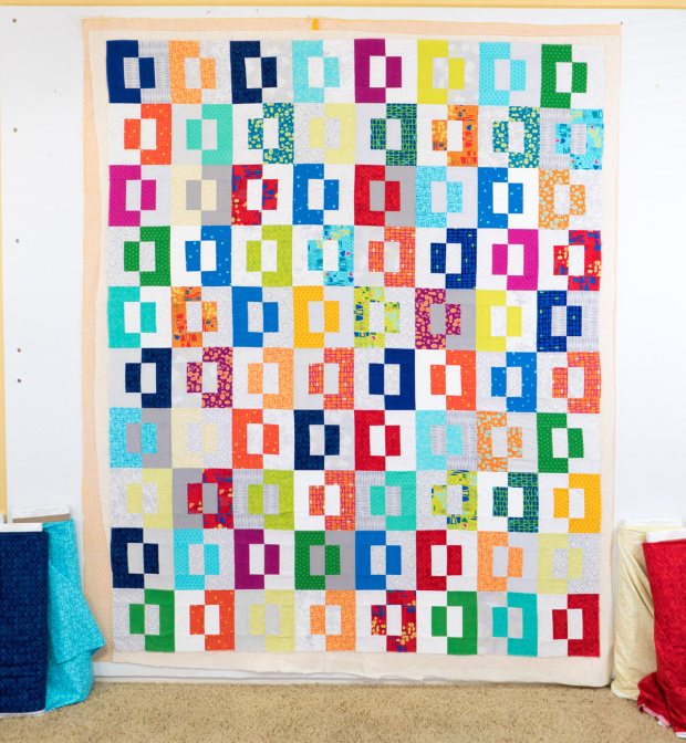 Modern Puzzle Quilt by Christa Watson - Free pattern!