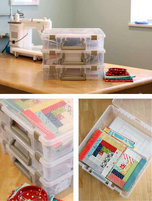 Top 10 Sewing Room Organization Tips featured by top US sewing blog, Diary of a Quilter: Tips for quilt project organization