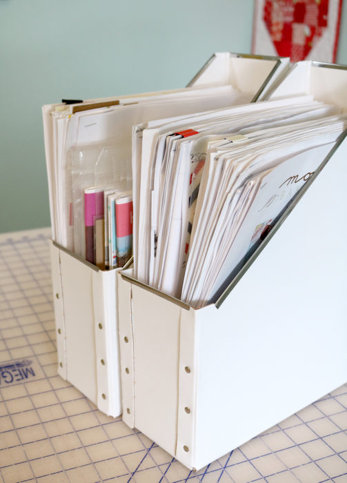 Top 10 Sewing Room Organization Tips featured by top US sewing blog, Diary of a Quilter