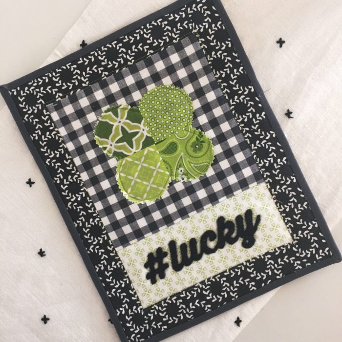 St Patrick's Day Quilt block