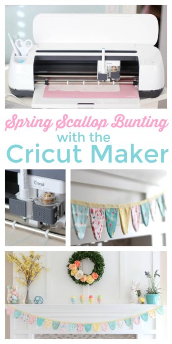 Make a spring bunting with the Cricut Maker