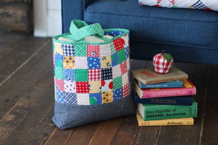 Patchwork Tote bag using Sunnyside Ave