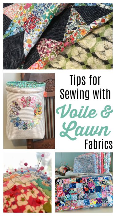 Tips for Sewing with Voile and Lawn Fabrics