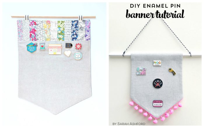 Banner tutorials to display your flair - enamel pins
