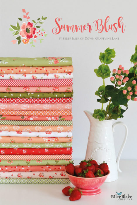 Summer Blush fabric by Sedef Imer for Riley Blake Designs